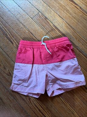 The Beaufort Bonnet Company TBBC boys swimsuit red and pink size 6
